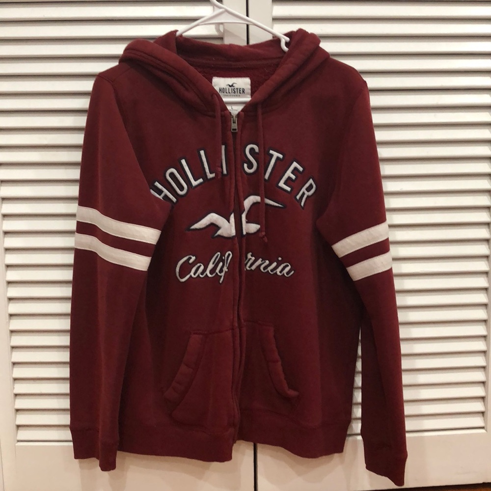 Red Hollister hoodie